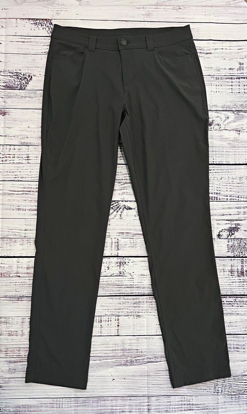 Eddie Bauer Horizon Guide Pants Dark Gray Nylon Spandex Hiking Outdoor 8